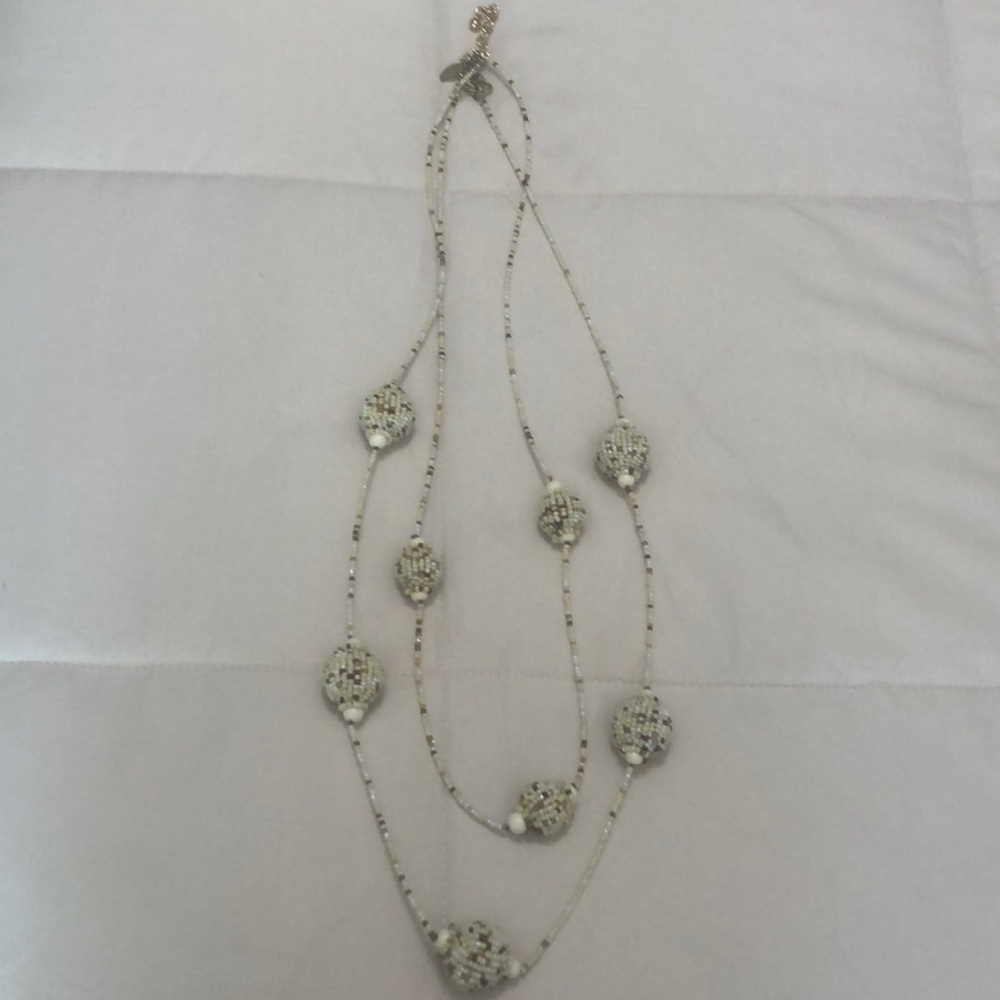 Chico’s Multicolored Sphere Beaded Necklace